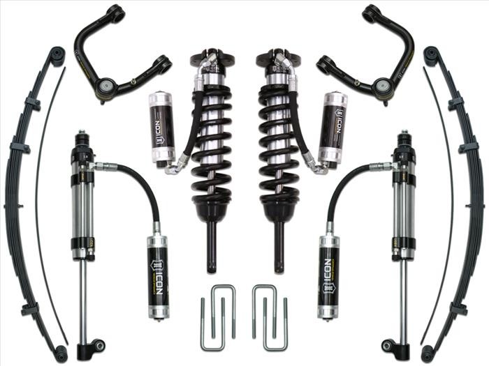 "ICON | 05-15 Toyota Tacoma 0-3.5in,16-17 Toyota Tacoma 0-2.75in | Stg 10 Suspension System w,Tubular Uca"
