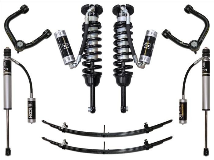 "ICON | 05-15 Toyota Tacoma 0-3.5in,2016+ Toyota Tacoma 0-2.75in | Stg 4 Suspension System w,Tubular Uca"