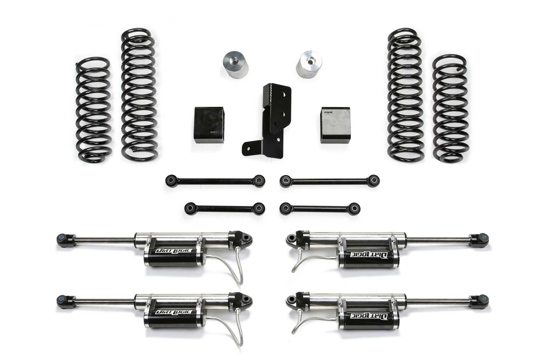 Fabtech | 21 Jeep Wrangler JL 4XE 4WD | 4-Door 3â€³ Sport System with Dirt Logic 2.25 Resi Shocks