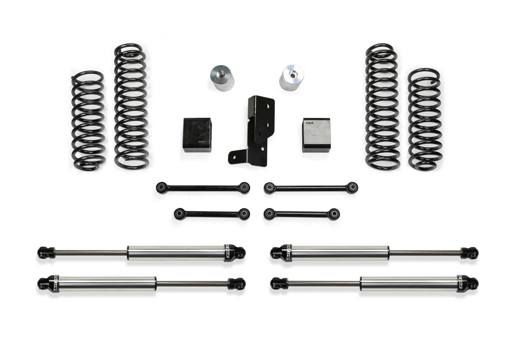 Fabtech | 21 Jeep Wrangler JL 4XE 4WD | 4-Door 3″ Sport System with Dirt Logic 2.25 Shocks