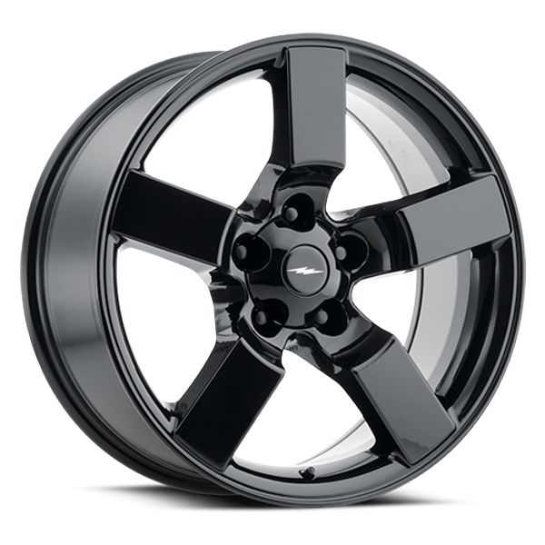 20x9 Voxx Replica Wheels LIG Ford Lightning Gloss Black 5x135 8mm
