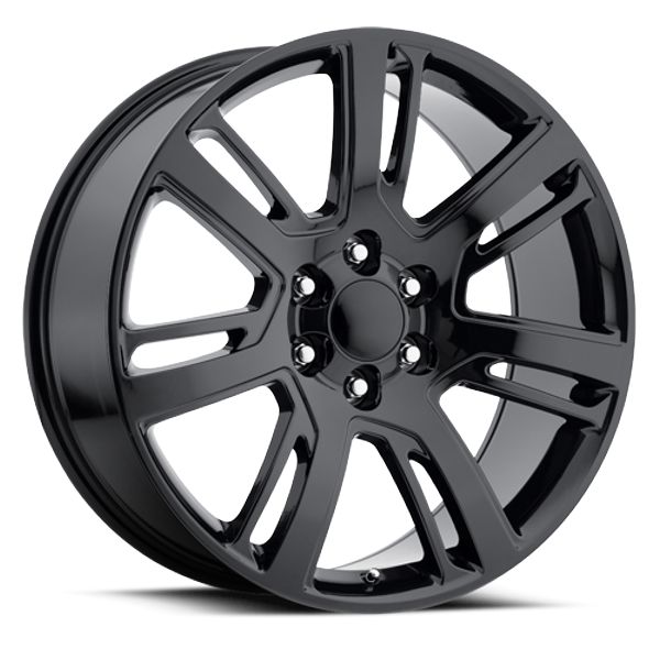 Voxx Replica Wheels Escalade Platinum ESV Gloss Black 22x9 31mm Offset 6x139.7 (6x5.5)