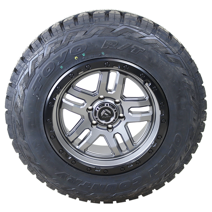 Fuel D701 Ammo Matte Gun Metal Black Toyo Open Country R/T