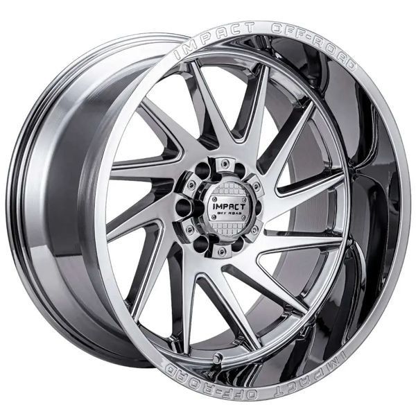 Impact Offroad Wheels 824 Chrome 22x12 -44mm Offset 6x135,6x139.7 (6x5.5)