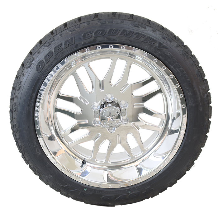 American Force H35 REDD Polished Toyo Open Country A/T II
