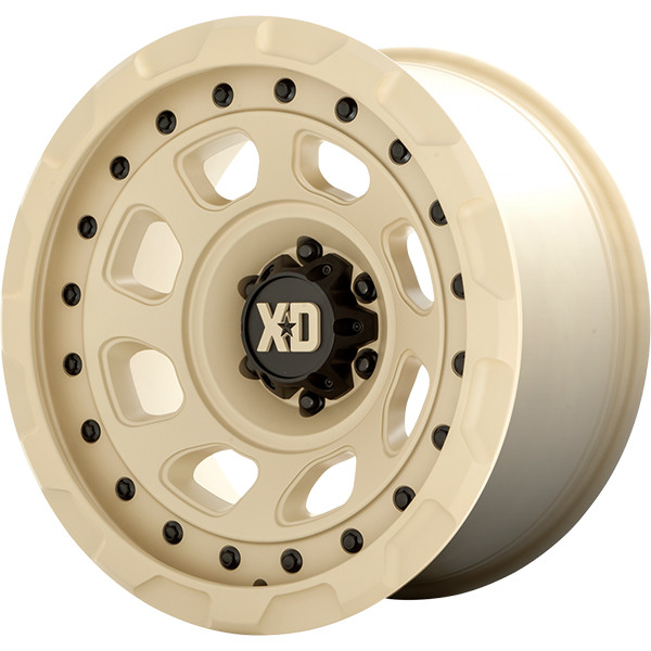 XD Series Wheels Storm XD861 Sand 17x9 -12mm Offset 5x127 (5x5)