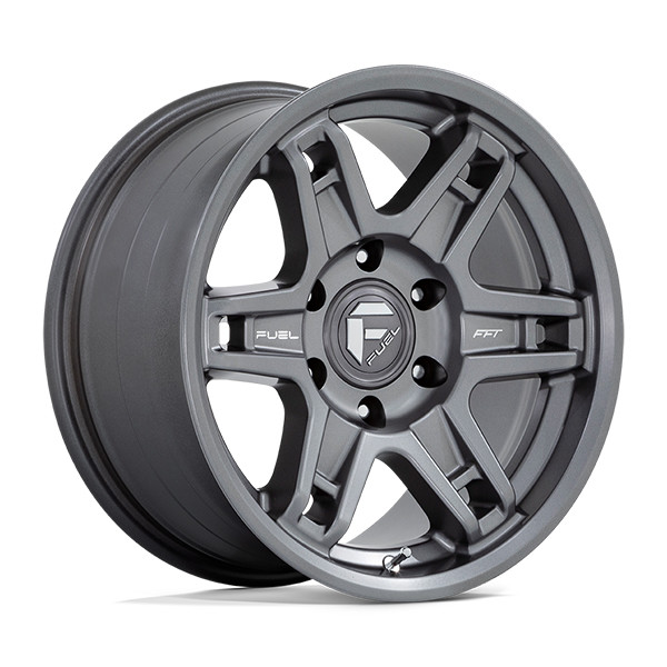 Fuel Offroad Wheels Slayer D838 Matte Gunmetal 17x8.5 -15mm Offset 6x139.7 (6x5.5)