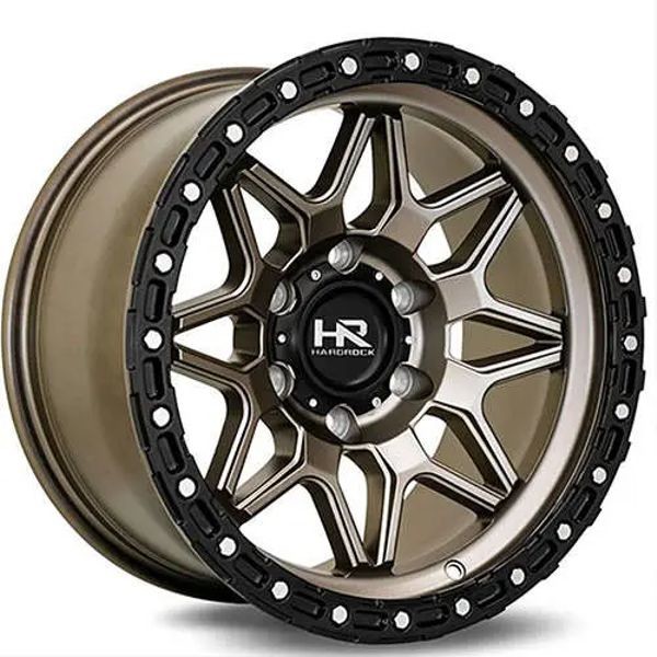 Hardrock Offroad Wheels H105 Matte Bronze 17x9 -12mm Offset 6x135