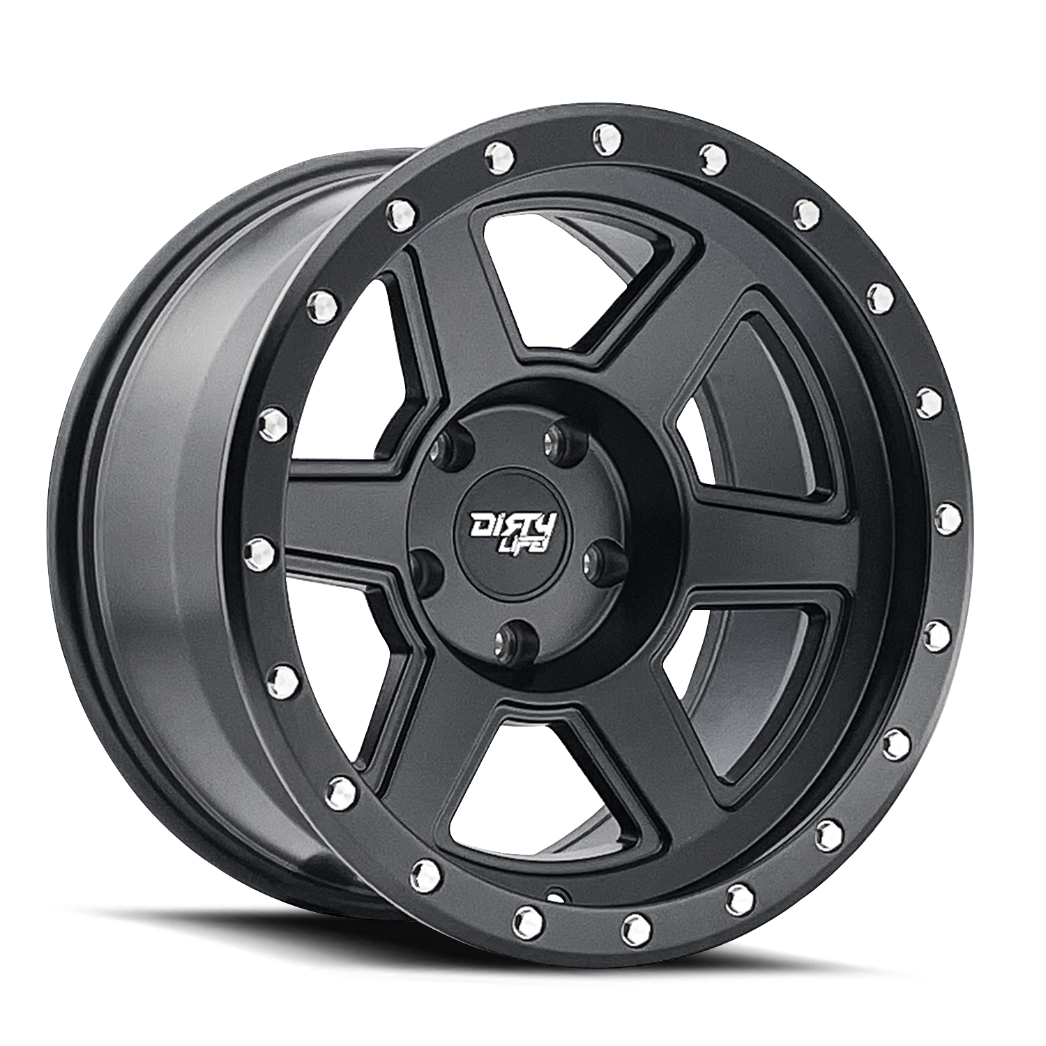 DirtyLife Wheels Compound 9315 Matte Black 17x9 -12mm Offset 6x135
