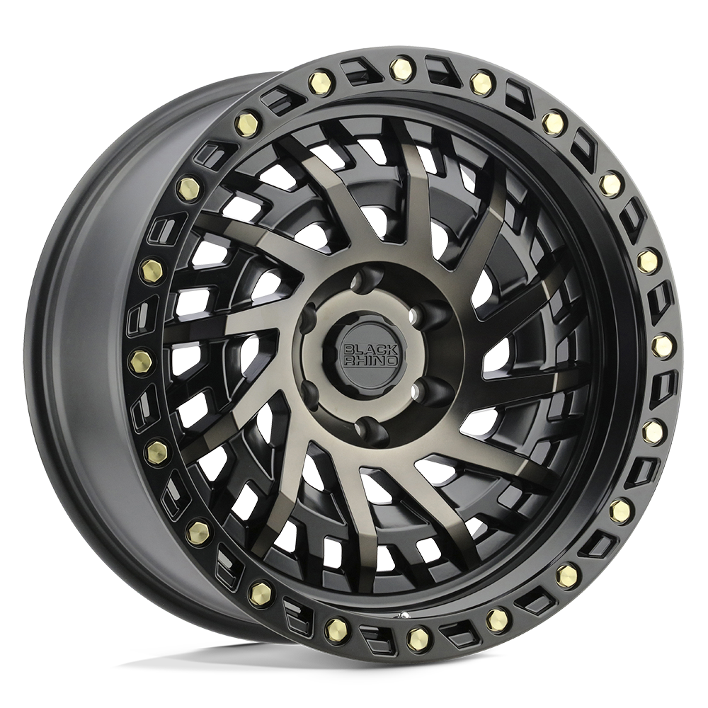 Black Rhino Wheels Shredder Matte Black with Machined Dark Tint 17x9 -18mm Offset 5x114.3 (5x4.5)