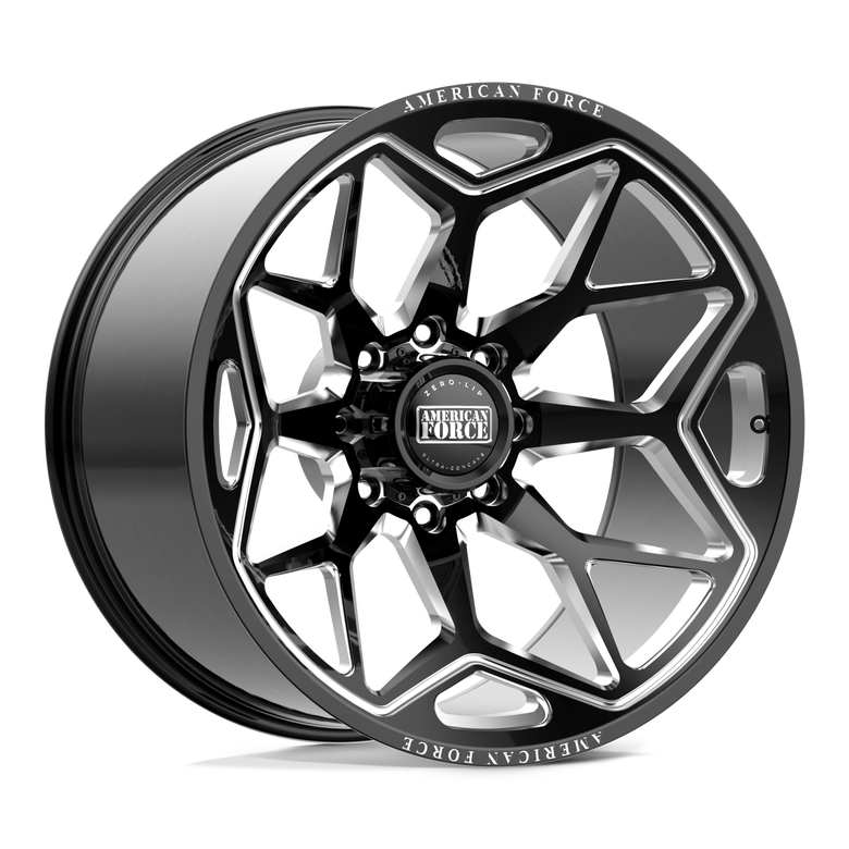 American Force Wheels Z04 Galaxy ZL Gloss Black Milled