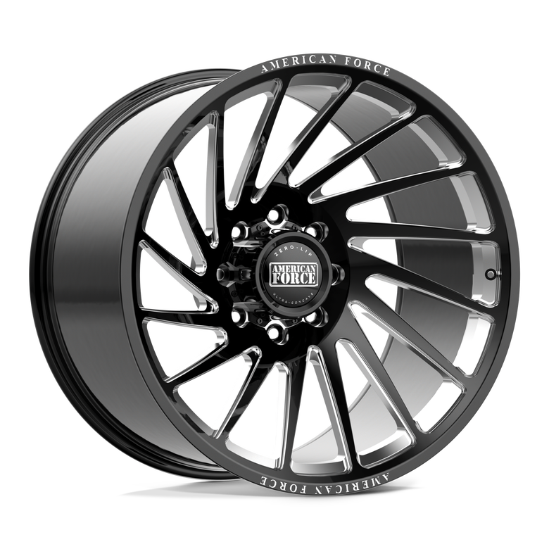 American Force Forged Wheels Arc ZL Z06 Gloss Black Milled 22x12 -40mm Offset 8x170