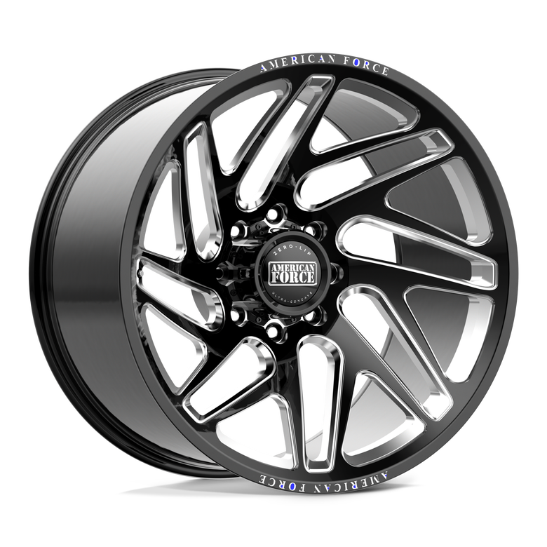 American Force Forged Wheels Lumen ZL Z05 Gloss Black Milled 24x14 -73mm Offset 6x139.7 (6x5.5)