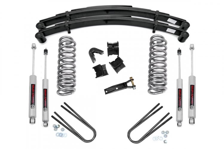 Rough Country | 70-76 Ford F-100 F-150 4WD 2.5 | Inch Lift Kit Rear Springs