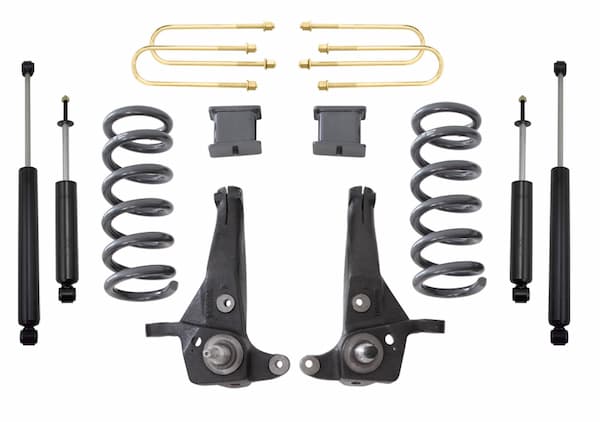 MaxTrac | 98-00 Ford Ranger 2WD 4 Cyl with | Coil Susp. (Non Stabilitrak) 6in-3in Spindle Lift Kit