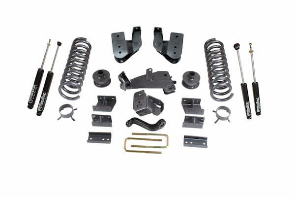MaxTrac | 14-18 RAM 2500 4WD 4in-1in MaxPro Coil | Lift Kit with Radius Arm Brkts & MaxTrac Shocks