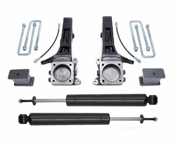 MaxTrac | 05-22 Toyota Tacoma 2WD 6 Lug 4in-2in | MaxPro Spindle Lift Kit with MaxTrac Shocks