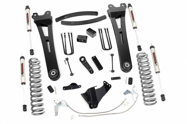 Rough Country | 08-10 Ford Super Duty 6 Inch | Lift Kit Gas Radius Arm V2