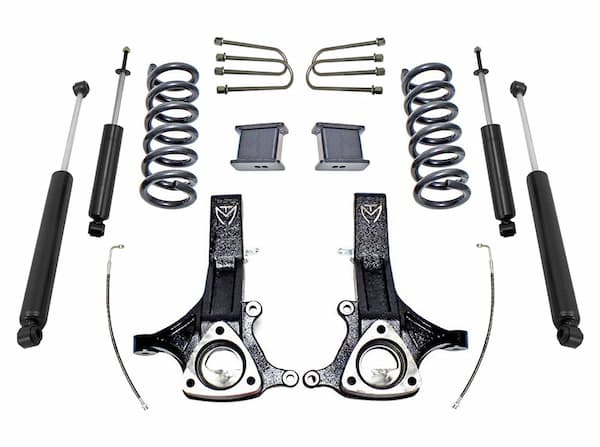 MaxTrac | 02-08 RAM 1500 2WD 4.7L V8 7in-4in | MaxPro Spindle Lift Kit with MaxTrac Shocks