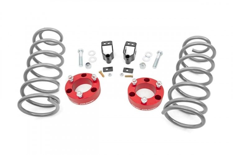 Rough Country | 03-09 Toyota 4Runner 3 Inch Lift | Kit X-REAS RR Springs Red