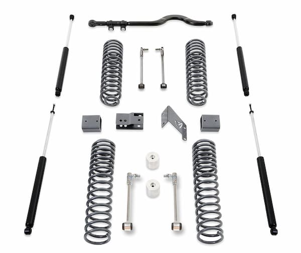 MaxTrac | 07-18 Jeep Wrangler JK 4.5in-4.5in MaxPro Coil | Lift Kit with Track Bar & MaxTrac Shocks