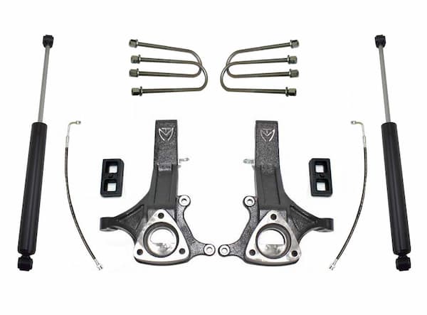 MaxTrac | 02-08 RAM 1500 2WD 4.5in-2in MaxPro Spindle | Lift Kit with MaxTrac Shocks