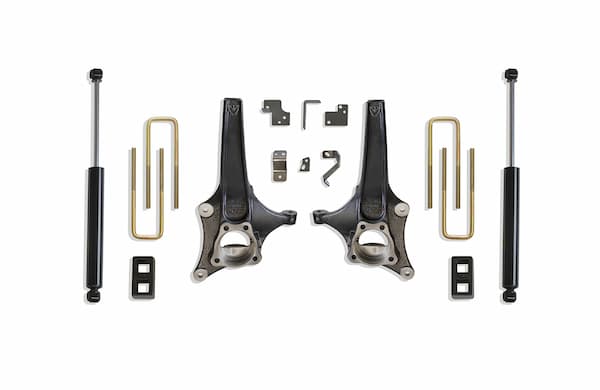 MaxTrac | 19-20 Chevy-GMC Silverado 1500-Sierra 1500 2WD 3.5in-1in | Spindle Lift Kit with MaxTrac Shocks