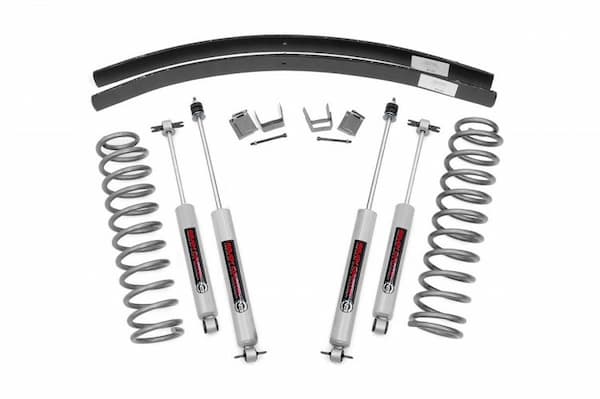 Rough Country | 84-01 Jeep Cherokee XJ 2WD-4WD 3 | Inch Lift Kit Rear AAL