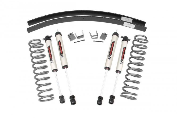 Rough Country | 84-01 Jeep Cherokee XJ 2WD-4WD 3 | Inch Lift Kit Rear AAL V2