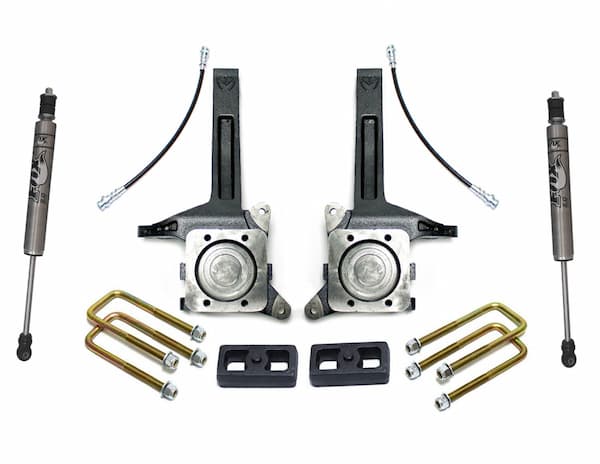 MaxTrac | 07-21 Toyota Tundra 2WD 3.5in-2in MaxPro Elite | Spindle Lift Kit with FOX Shocks