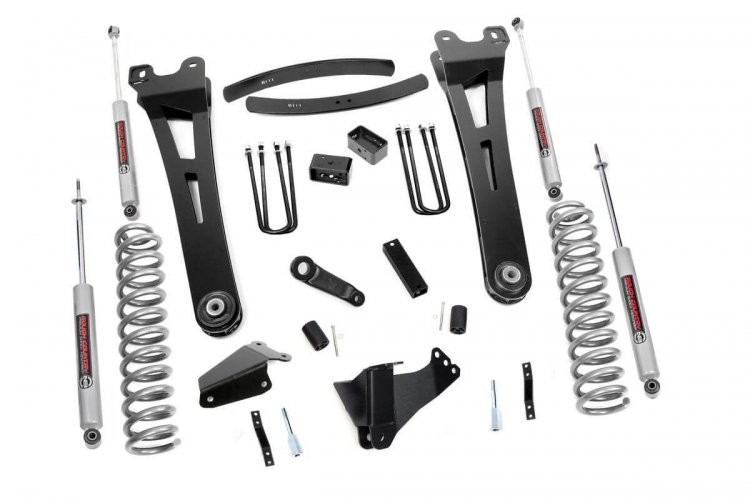 Rough Country 05-07 Ford Super Duty 4WD 6 Inch Lift Kit Gas Radius Arm