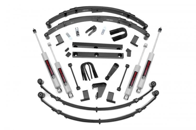 Rough Country | 87-95 Jeep Wrangler YJ 4WD 4 | Inch Lift Kit Manual Steer