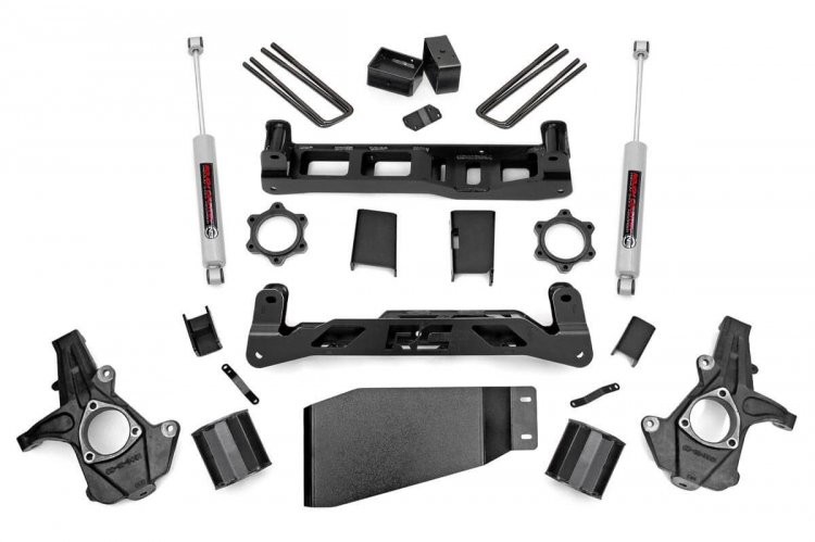Rough Country | 07-13 Chevy Silverado & GMC Sierra | 1500 4WD 5 Inch Lift Kit