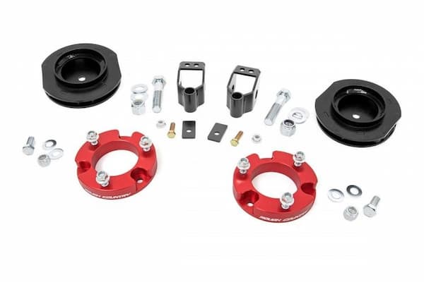 Rough Country | 10-22 Toyota 4Runner 4WD 2 Inch | Lift Kit X-REAS Red Spacers