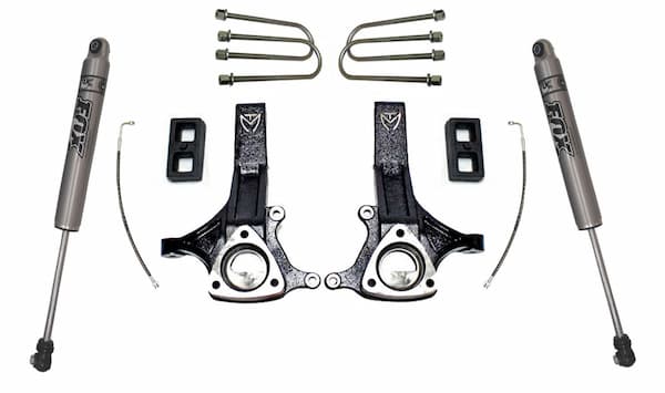 MaxTrac | 02-08 RAM 1500 2WD 4.5in-2in MaxPro Elite | Spindle Lift Kit with FOX Shocks