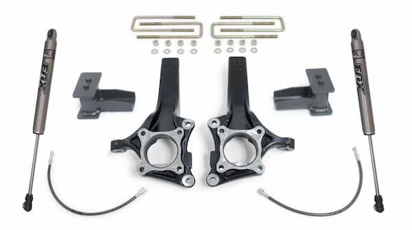 MaxTrac | 09-14 Ford F-150 2WD 4in-2in MaxPro Elite | Spindle Lift Kit with FOX Shocks