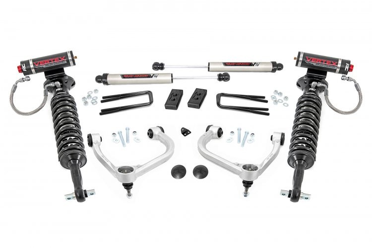 Rough Country | 21-24 Ford F-150 4WD 3 Inch | Lift Kit Fabbed UCA Vertex-V2
