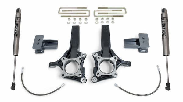 MaxTrac | 15-20 Ford F-150 2WD 4.5in-2in MaxPro Elite | Spindle Lift Kit with FOX Shocks