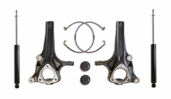 MaxTrac | 19-22 RAM 1500 2WD (Non Classic 5 | Lug Model) 4in-1in Spindle Lift Kit with MaxTrac Shocks