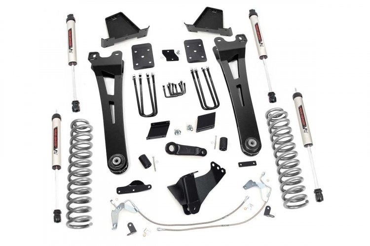 Rough Country | 11-14 Ford Super Duty 6 Inch | Lift Kit Diesel Radius Arm OVLD V2