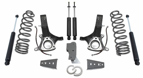 MaxTrac | 09-22 RAM 1500 2WD V6 Gas 6.5in-4.5in | MaxPro Spindle Lift Kit with MaxTrac Shocks