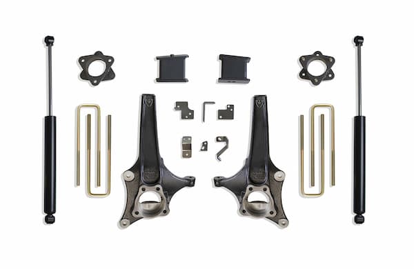 MaxTrac | 19-20 Chevy-GMC Silverado 1500-Sierra 1500 2WD 6.5in-3in | Spindle Lift Kit with MaxTrac Shocks