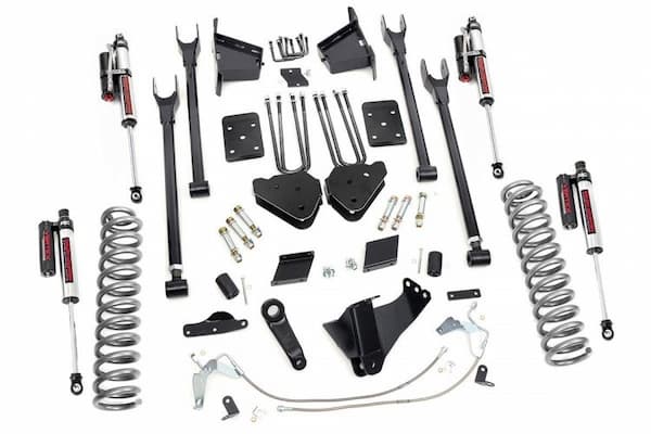 Rough Country | 11-14 Ford Super Duty 6 Inch | Lift Kit 4-Link No OVLD Vertex