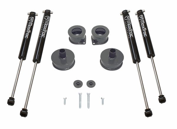 MaxTrac | 18-22 Jeep Wrangler JL 2WD-4WD 2.5in-2in Spacer | Kit with MaxTrac Shocks