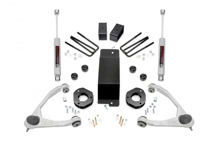 Rough Country | 07-16 Chevy-GMC 1500 3.5 Inch Lift | Kit Alum-Cast Steel
