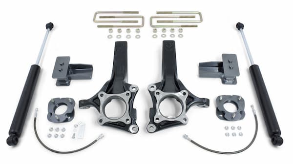 MaxTrac | 15-20 Ford F-150 2WD 7in-4in MaxPro Spindle | Lift Kit with MaxTrac Shocks