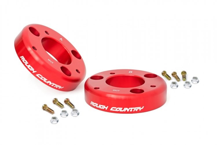 Rough Country | 09-13 Ford F-150 2WD-4WD 2 Inch | Leveling Kit Red