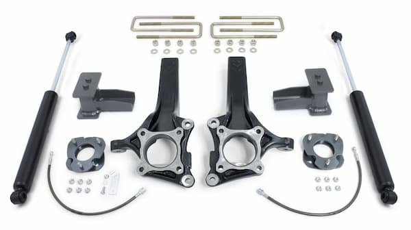 MaxTrac | 09-14 Ford F-150 2WD 6.5in-4in MaxPro Spindle | Lift Kit with MaxTrac Shocks