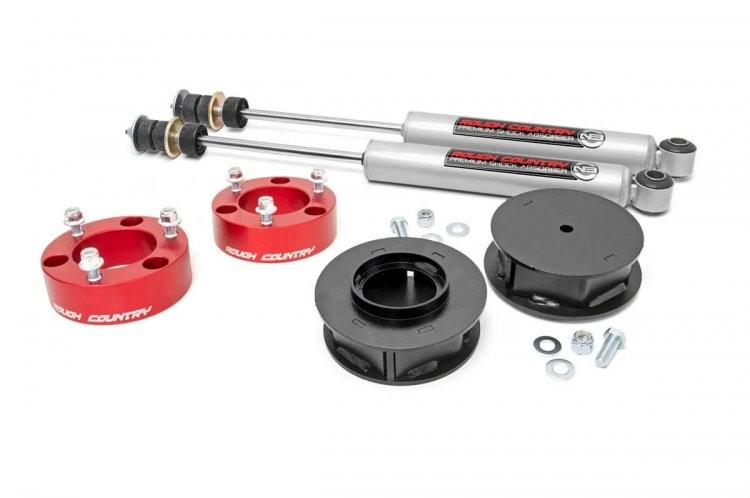 Rough Country | 03-14 Toyota 4Runner-FJ Cruiser 3 Inch | Lift Kit Red Spacers