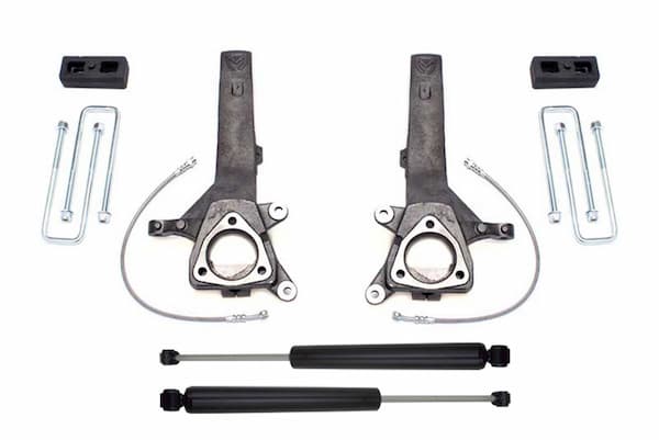MaxTrac | 04-22 Nissan Titan 2WD 4in-2in MaxPro Spindle | Lift Kit with MaxTrac Shocks